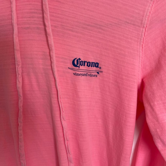 Vineyard Vines Corona Surf Logo Hoodie Tee Limited -Edition Collection Size XXS - Picture 6 of 11